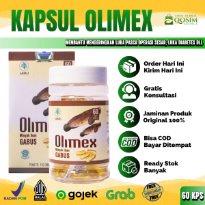 Olimex Minyak Ikan Gabus Original Cepat Keringkan Luka Pasca Operasi Ampuh