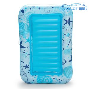 PVC Inflatable Pool Float Lounger with Tanning Bed Feature Dual-Use Water and Garden Relaxation Chair