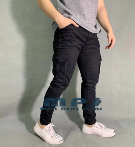 MPJ Fashion Men Tactical Outside Sports Hiking Pants Slim Special Multi-pocket Casual Pants 6Pocket Cargo Pant for Man