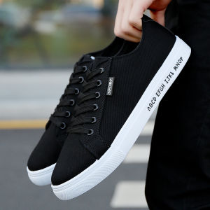 Mens casual flat shoes autumn new breathable sneakers male student casual shoes fashion trend shoes Korean mens shoes canvas shoes
