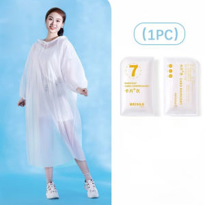 Portable Thick Raincoat Travel Outdoor Waterproof Mens and Womens Disposable Raincoat Travel