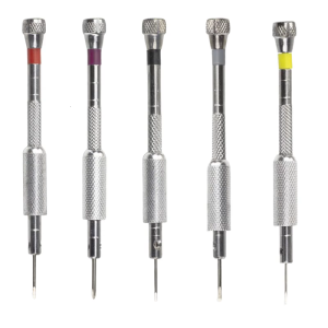0.8-1.6mm Multiple Size Precise Watch Repair Screwdriver Set For Home DIYer Projects And Professional Clock Maintenance