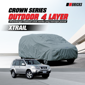 4 Layer Cover Nissan Xtrail Sarung Mobil Super Outdoor Anti UV & Waterproof BRICKS
