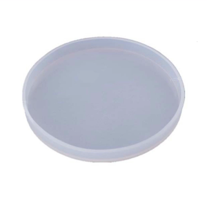 Coaster khuôn nhựa khay tròn Khuôn Silicone đĩa hình nhựa Epoxy đúc khuôn cho thủ công tự Làm Miếng Lót Ly Nhà decors
