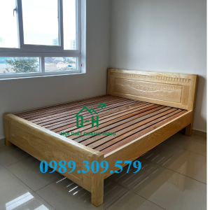 GIƯỜNG NGỦ GỖ SỒI CAO CẤP GIAO NHANH HỎA TỐC 2H HCM
