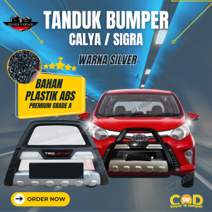 Tanduk Depan Bemper Bumper Bahan ABS Plastik Premium Grade A Universal Buat Mobil CALYA / SIGRA  Aksesories Mobil Bisa COD