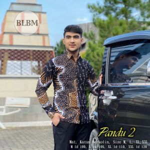 Baju Batik pria lengan panjang