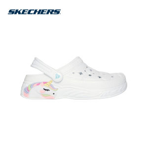 Skechers สเก็ตเชอร์ส รองเท้าเด็กผู้หญิง Girl Unicorn Dreamer Foamies Shoes - 308401L-WHT