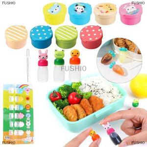 [COD] FUSHI0 Cartoon Sauce Bottle Mini Bento Box Animal Friend Soy Sauce Box Tomato Sauce Honey Salad Sauce Container Bento Box Accessories