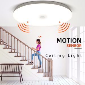 LANGYUE Motion Sensor Ceiling Light 15W 20W 30W 40W Sensor LED Light Ceiling Automatic Switch Sensor Night Light Sensor Light Motion for Home Entrance Balcony Corridor Lighting