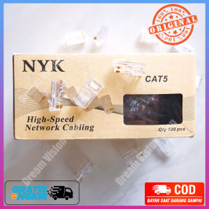 Connector RJ45 LAN CAT 5 NYK Pasti Original Harga Per Unit Satuan