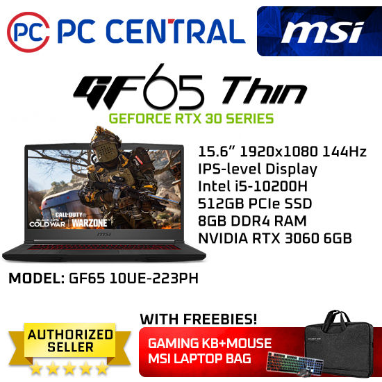 Thin 10ue Gf65 Thin Rtx 3060 Review MSI GF65 Thin (GF65 10UE-223PH