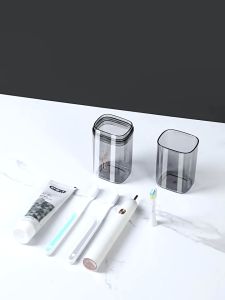 Sadoline~Buy 1 Take 4 Multipurpose Portable Travel Toothbrush & Toothpaste Storage Holder Tooth Cup