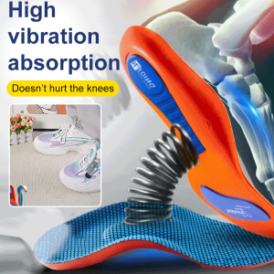 Mens summer softsoled fullycushioned sports insoles