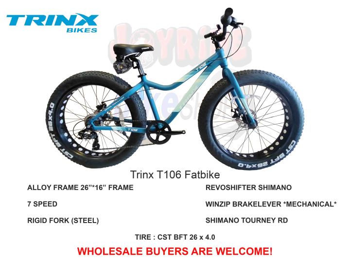 TRINX FATBIKE T106 | Lazada PH