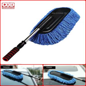 Kemoceng Mobil Anti Gores Microfiber TELESCOPIC Bisa Panjang Pendek Pembersih Debu Bisa Cuci Mobil