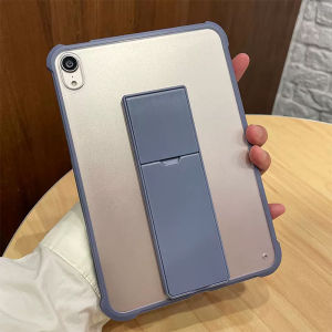 CrashStar Frosted Acrylic Foldable Stand Hard Tablet Case For Samsung Galaxy Tab A7 Lite A8 A9 A9+ S6 Lite S7 S8 S9 S10 + Plus S9 FE+ S7 FE 8.7 10.4 10.5 10.9 11 12.4 inch Samsung Pad Cover Matte Tab Casing Shell With Holder Bracket