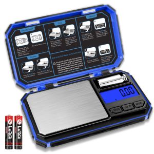 Digital Pocket Scale 200g/0.01g High Precision Scales Gram for CoinsGemMini Jewelry scale with 6 Units/LCD Display2026