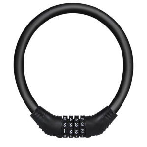 Bike Lock Steel 4 Digit Code Kunci Gembok Sepeda Password Lock Anti Maling Gembok Sepeda Motor Spiral Kode Nomer Pendek