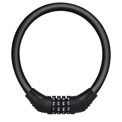 unci Gembok Sepeda Password Lock Anti Maling Kunci Kombinasi Sepeda / Motor Bike Lock Steel 4 Digit Spiral Kode Nomer Pendek