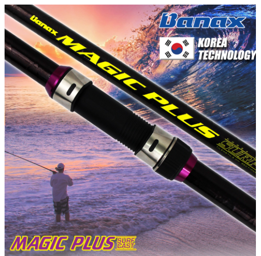 Banax Magic Plus Surf Cast Fishing Rod 11'8ft- 16'4ft