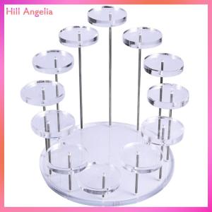 [Hill Angelia] Cupcake Stand Acrylic Display Stand For jewelry Cake Dessert Rack Party Decor