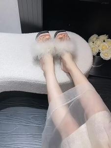 [Free Shipping] Plus-size womens shoes thick-soled womens sandals with one-strap buckle wedge heel rope light-soled thick-soled high-heeled sandals for women