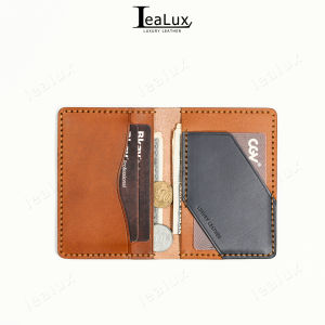 Ví Đựng Thẻ Da Vachetta Handmade LEALUX Mini Handmade