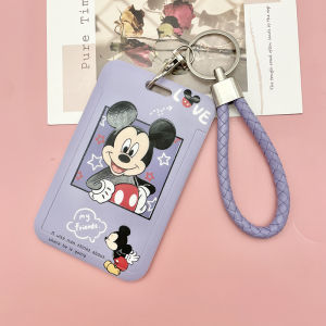 🎀Ready Stock🎀Cute Mickey Minnie Couple Student ID Credit Card Holder Bus Card Case Access Card Cover🧸可爱情侣卡通卡套学生卡包证件套保护套🧸