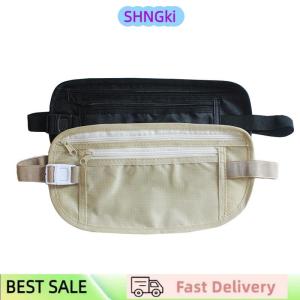 SHNGki 1PC Invisible Travel Waist Packs Waist Pouch for Passport Money Belt Bag Hidden Security Wallet Casual Bag For Men Women