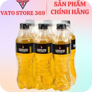 Nước tăng lực có ga SAMURAI vàng chai 390ml