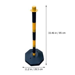 Road Barrier Pole Crash Isolation Bollard Emblems Barricade Cone With Chain Anti-collision Warning Pile Parking It Can Move Driveway