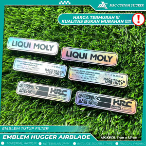 EMBLEM HUGGER AIRBLADE AKRILIK - Emblem TUTUP FILTER - EMBLEM BOX FILTER BAHAN AKRILIK - EH PART 2