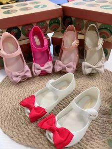 MINI MELISSA SEPATU JELLY ANAK WITH BOWTIE FASHION NON-SLIP O R I 1:1 ( SIZE 22/23 - 30 )