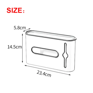 【SG】Plastic Bag Holder Trash Bag Holder Wall Mounted Garbage Bag Storage Box Dispenser for Home Cabinet Living Room