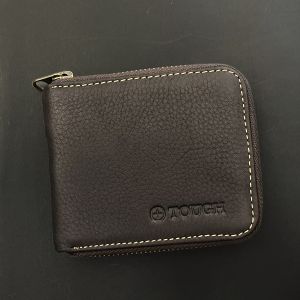 TOUGH กระเป๋าสตางค์ หนังแท้ 100% ซิปรอบ หนังนุ่ม คุณภาพดี ซิป YKK หนังชาร์มัว genuine Wallet leather