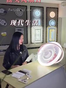 Led Light With Fan Ceiling Fan With Light Chandelier Fan Light 360-Degree Mute Shaking Head malist Nordic Ceiling Fan Lights Hot  风扇灯
