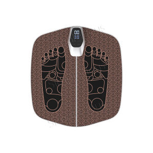 EMS Foot Massager Mat Pad 👣 32 Levels Rechargeable Foldable Remote Control Electric Acupoint Leg Sculpting
