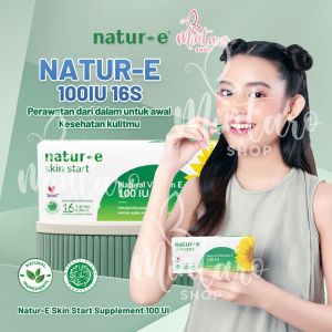 NATUR-E Suplemen Skin Start Natural 100 IU 16s || Suplemen Kesehatan || White Brigtening || Suplemen Makanan || Suplemen Vitamin Kulit Original Natur-E BPOM