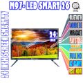 MEGASONIC 24 INCH SCREEN BUILT IN SMART TV AND DIGITAL ISDB-T WITH BLUETOOTH ANDROID TV  M26 SMART. 