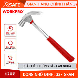 Búa đóng nhổ 337gram (12OZ) cán bọc nhựa Workpro - WP241002