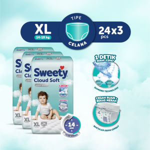 Sweety Silver Pants Cloud Soft XL24 x3