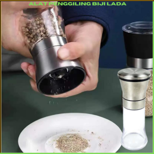 COD Leten Alat Penggiling Biji Lada Spices Pepper Mill Grinder 120ml 9179 / Alat Penggiling Biji Lada Rempah Rempah Mesin Penggiling Bumbu Dapur Lada