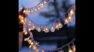 Christmas Solar Crystal Bubble Ball Fairy Lights Outdoor Garden Yard Decoration Waterproof LED