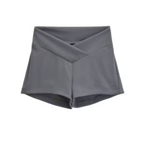 กางเกงขาสั้นกีฬาสตรีท เอวสูง รัดรูป สไตล์สาวฮอตอเมริกัน สวมใส่สบาย สไตล์ฮิปสเตอร์ Clothing เสื้อผ้าสตรีท ผู้หญิง Clothing Women  Girl