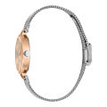 Esprit Brooklyn Rose Gold Set Silver Stainless Steel Analog Quartz Watch For Women EES1L331M0115. 