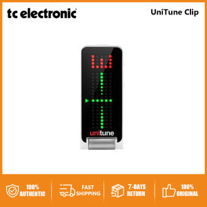 TC Electronic UniTune Clip Chuck Tuner with Strobe and Chromatic Modes for Uncompromised Tuning Quality