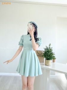 Đầm sườn xám dáng xòe thiết kế cách điệu ZOMI D9494