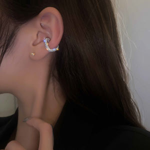 Maidu Jewelry Khuyên Tai Không Xỏ Hình Trái Tim Cho Nữ Kẹp Xương Tai Khoan Flash Mới Nhất Cho Nữ