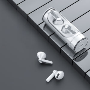 หมุน โปร่งใส ประเภทอินเอียร์ อายุการใช้งานแบตเตอรี่สูง รอบๆ หูฟัง